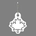 Zippy Clip & Tag W/ Tab - Maple Leaf